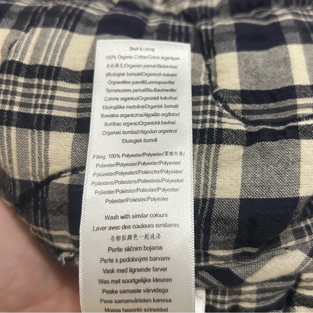 Damson Madder plaid quilted bow vest - Picture 9 of 9